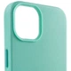 Шкіряний чохол Leather Case (AA Plus) with MagSafe (L) для Apple iPhone 12 Pro Max (6.7") Ice - зображення 3