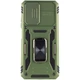 Ударостійкий чохол Camshield Army Ring для Xiaomi Redmi Note 11 (Global) / Note 11S Оливковий / Army Green - зображення 2