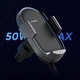 Автодержатель с беспроводной зарядкой Xiaomi Mi Mijia Wireless Car Charger Pro 50W Max (зарядное устройство 100Вт в комплекте) - изображение 5