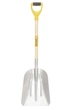 Лопата совковая из алюминия с черенком и ручкой MASTERTOOL 280х380х500 мм 1100 мм (14-6279) - изображение 1