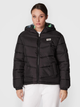 Kurtka zimowa damska Fila Titisee Reversible Oversized Puff Jacket FAW0243-80001 M Czarna (4064556333353) - obraz 1