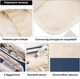 Пенал Косметичка синий Simple 2 отделения 210*120*80 мм TM Novynka - изображение 5