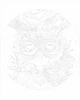 Картина по номерам Кргулая с Металлизированными красками Ø 50 см Create Me Леди сова (CMGM-0655К) - изображение 3