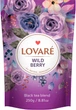 Черный чай Lovare Дикие ягоды цейлонский листовой с ягодами и лепестками цветов 250 г (4823115403193) - изображение 1