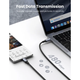 Кабель UGREEN US316 USB-C to USB-C 2.0 Cable 100W Alu Case with Braid 1.5m (Space Gray) (UGR-70428) (UGR-70428) - изображение 5