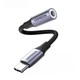 Адаптер Ugreen AV161 USB-C - 3.5mm M/F Aluminum shell (80154) - изображение 1