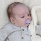 Пустышка силиконовая Difrax Natural Newborn 0+ месяцев Лиловая (113 Lilac_curls) - изображение 2