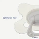 Пустышка силиконовая Difrax Dental 12+ месяцев Розовая (346 Blossom) - изображение 5