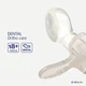 Пустышка силиконовая Difrax Dental 18+ месяцев Желтая (342 Honey) - изображение 2