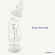 Стеклянная бутылочка Difrax S-bottle Natural Popcorn Антиколиковая с силиконовой соской Кремовая 250 мл (736FE Popcorn) - изображение 5