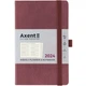 Еженедельник 2024 Axent 12,5*19,5 Partner Soft Nuba 8517-24 - Сливовый - изображение 1