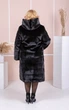 Fashions • Шуба женская Альба Fashions 64 черный (021-2/ш-бр) - изображение 2