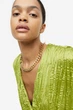 Платье H&M M оливковый 13091175848 - изображение 4