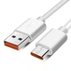 Кабель Xiaomi USB - Type-C 120W 6A (BHR6032GL) белый - изображение 2