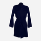 Szlafrok DKaren Gosia 2XL Navy Blue (5903068515996) - obraz 2