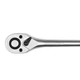 Трещотка Yato 3/8" (9.5 мм) L=188 мм (пластиковая ручка) YT-0308 - изображение 2