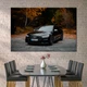 Картина автомобиль картина в детскую офис Чёрный автомобиль Audi S7 Sportback Quattro 120x80 см (A1204-1) - изображение 1