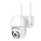 Уличная поворотная ІP-камера для видеонаблюдения Wi-Fi UKC RTZ Smart Home Camera EL-N3 36O З.O Mp iCSee Белая/White - изображение 1
