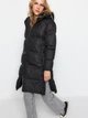 Куртка зимняя длинная женская Trendyol TWOAW24MO00120 XS Черная (8683048833292) - изображение 4