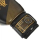 Рукавички для боксу шкіряні на липучці Zelart Fistrage Heroe 4145 10 унцій Black-Gold - зображення 4