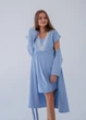 Халат для беременных и кормящих Мария Голубой S/M М04 - изображение 3