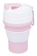 Складной силиконовый стакан с крышкой и трубочкой 350 мл Tonna Waist MARSHMALLOW - изображение 1