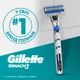Сменные картриджи для бритья (лезвия) мужские Gillette Mach3 Turbo 5 шт (7702018552344) - изображение 7