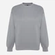 Свитшот флисовый оверсайз женский Trendyol TWOAW24SW00101 S Серый (8683049013587) - изображение 6