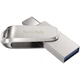 USB флеш-накопитель SanDisk Ultra Dual Drive Luxe 64GB USB-А + USB-C Silver (SDDDC4-064G-G46) [94251] - изображение 2