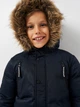 Детская зимняя длинная куртка для мальчика Minoti 15coat 38 39608JNR 98-104 см Синяя (5063025183375) - изображение 4
