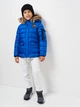 Детская зимняя длинная куртка для мальчика Minoti 15coat 44 39614JNR 92-98 см Синяя (5063025184068) - изображение 3