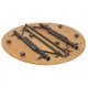 Стол Bo-Camp Poundbury Round 90x90 см Світло-коричневий - изображение 5