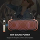 Портативная беспроводная Bluetooth колонка Hopestar A30 pro |BT5.0, 55W, TWS, AUX/TF/USB, 5h, IPX6| Black-Red - изображение 3