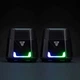 Компьютерная акустика колонка для пк и ноутбука Fantech GS205 Hellscream | 3Wx2, RGB| - изображение 1