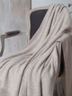 Плед BETIRES BRITTANY BEIGE (50% шерсть 25% вискоза 25% полиамид) 130x170 - изображение 2