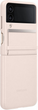 Etui z klapką Samsung Flap Leather Cover do Galaxy Z Flip 4 Peach (8806094497632) - obraz 1