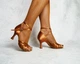 Туфли бальные для латины PRO Dance Bella 40 Dark Tan - изображение 1