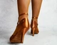 Туфли бальные для латины PRO Dance Bella slim 40 Dark Tan - изображение 4