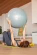 М'яч для фітнесу (фітбол) PowerPlay 4001 Ø65 cm Gymball Сірий + помпа - изображение 5