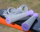 Скакалка PowerPlay 4206 Jump Rope PRO+ Сіро-фіолетова (2,75m.) - зображення 6