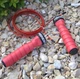 Скакалка швидкісна на підшипниках PowerPlay 4208 Fitness Jump Rope Червона (3m.) - изображение 2