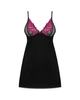 Женская ночная сорочка и стринги Obsessive Rosenty chemise Черная XS/S (62237) - изображение 5