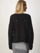 Пуловер женский Happiness MX00119 One Size Black (8496160733247) - изображение 2