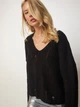 Пуловер женский Happiness MX00119 One Size Black (8496160733247) - изображение 3
