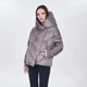 Женский зимняя куртка-пуховик SALCO 8128-23 Серая 42 S/M - изображение 1