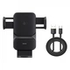 Автотримач із бездротовим ЗП Baseus Wisdom Auto Alignment 15W Black (CGZX000001) - зображення 7