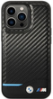 Панель BMW Leather Carbon для Apple iPhone 13/13 Pro Чорний (3666339125424) - зображення 1