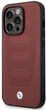 Etui plecki BMW MagSafe Leather Seats Pattern do Apple iPhone 14 Pro Max Burgundy (3666339089092) - obraz 1