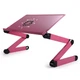 Столик подставка для ноутбука с USB HUB и кулером UFT T59 Pink - изображение 1