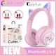Дитячі бездротові Bluetooth-навушники AZK-01 з RGB-підсвіткою і вбудованим мікрофоном Рожевий - зображення 6